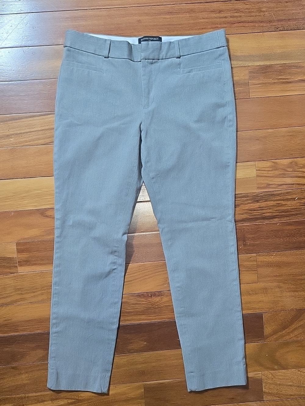 Banana Republic Sloan Women's Light Gray Slim Ankle Pants 6